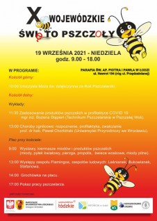 Plakat Święto Pszczoły 2021