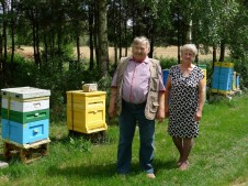 Pszczelarze w Boguszycach na Ziemi Rawskiej